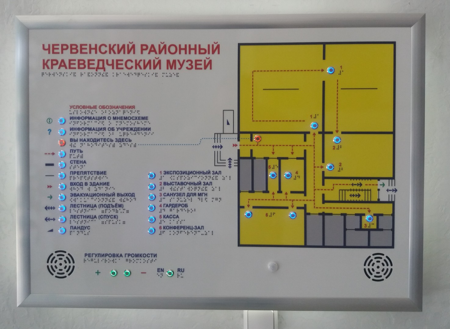 Тактильная схема мнемосхема